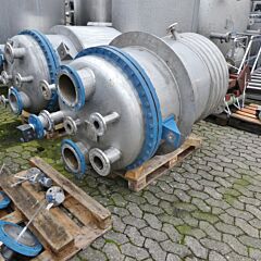 1300 Liter heiz-/kühlbarer Druckbehälter aus V4A