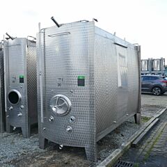 10650 liter heat-/ coolable tank, Aisi 304