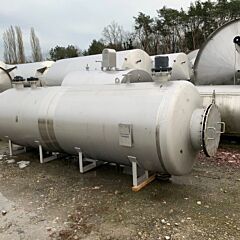 5000 Liter liegender Behälter aus V4A