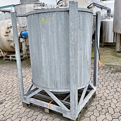 982 liter pressure tank, Aisi 304