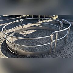 3-piece railing, Aisi 304 for tanks