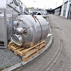 550 liter heat-/coolable agitator tank, Aisi 304 with propeller agitator