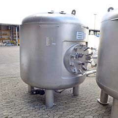 6000 Liter heat-/coolable pressure tank, Aisi 316 with magnetic agitator