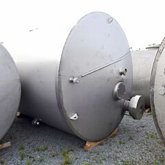 16500 Liter heiz-/kühlbarer Edelstahlbehälter aus V2A