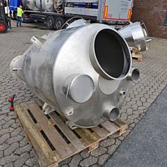 1400 liter cone tank, Aisi 304