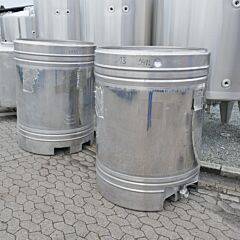 1000 liter round container, Aisi 304