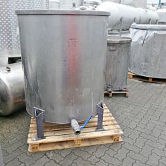 1116 liter tank, Aisi 304