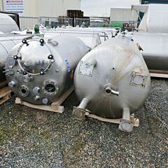 2400 liter pressure tank, Aisi 316 with propeller agitator