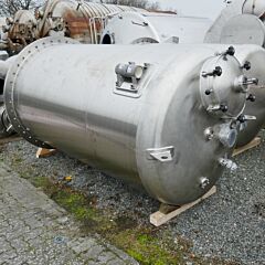 8700 liter pressure tank, Aisi 316 with blades agitator