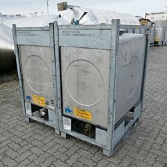 1000 liter IBC container, Aisi 304