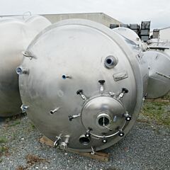 4800 liter heat-/coolable pressure tank, Aisi 316  with jet stream mixer