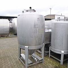 1100 liter pressure container, Aisi 316