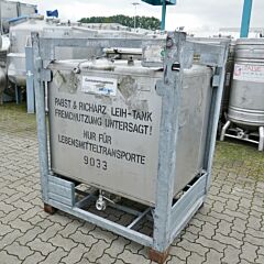 1000 liter IBC container, AISI304