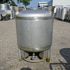 1000 liter round container, Aisi 304