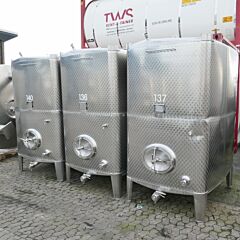 5200 liter rectangular tank, Aisi 304