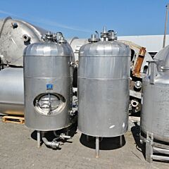 650 liter tank, Aisi 316