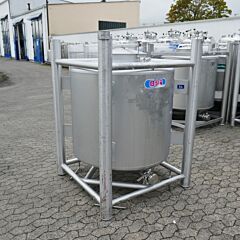 1000 liter container, Aisi 316