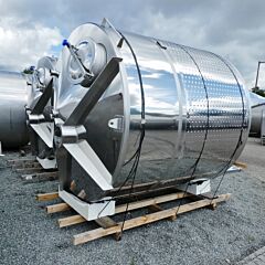 Brand new 10000 Liter heat-/coolable tank, Aisi 304  (type FIT; optional with agitator)