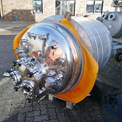 1350 Liter heat-/coolable pressure vessel, Aisi 316 mit magnetic agitator