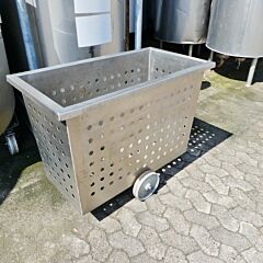 250 liter trolley, Aisi 304