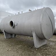 16000 liter horizontal tank, AISI304