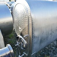 1500 Liter oval tank, Aisi 304