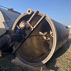 10000 Liter Gebrauchter Behälter aus  ,AISI304 (V2A) 1.4301