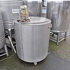 350 Liter isolierter Rührwerksbehälter aus V2A