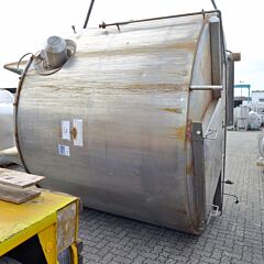15000 liter insulated agitator tank, Aisi 304 with propeller agitator