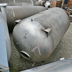 6000 liter pressure tank, Aisi 304