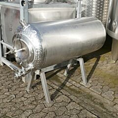 350 Liter horizontaler Behälter aus V2A