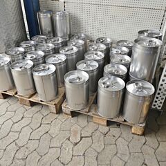 10 liter stainless steel canister, Aisi 304 with dangerous goods approval (ADR)