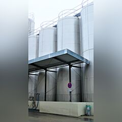 100000 isolated storage tank, Aisi 304 with propeller agitator