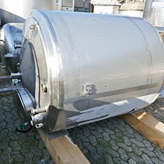 2000 Liter heat-/coolable tank, Aisi 304