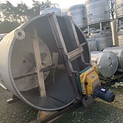 5000 Liter Gebrauchter Behälter aus  ,AISI304 (V2A) 1.4301