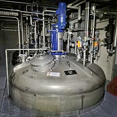 68155 Liter storage tank, Aisi 316 with blades agitator