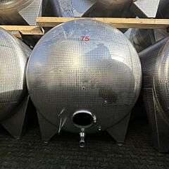 48000 litres horizontal storage tank, Aisi 304