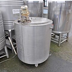 350 liter insulated agitator tank, Aisi 304