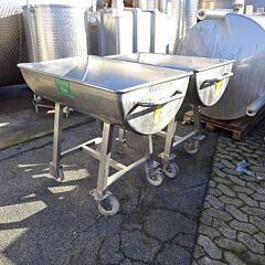 200 liter open tank, Aisi 316