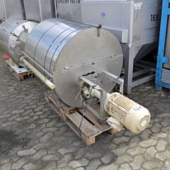 810 liter agitator tank, Aisi 304 with jet stream agitator