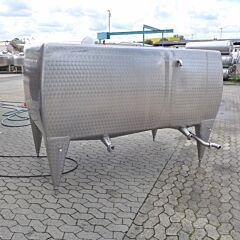 3000 liter open 2-chamber tank, Aisi 304 (1 x 2000 liters, 1 x 1000 liters)