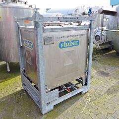 1000 liter IBC container, Aisi 304