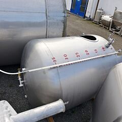 3990 liter pressure tank, Aisi 304