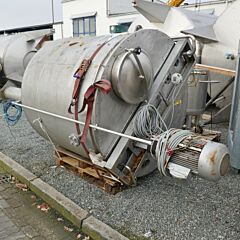 3000 liter heat-coolable agitator tank, Aisi 316 with jet stream mixer