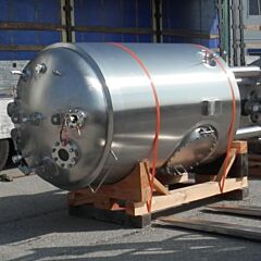 Unused 3565 liter insulated pressure tank, Aisi 316