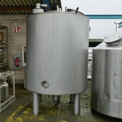 4000 liter insulated agitator tank, Aisi 304 with anchor agitator