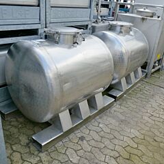 1000 liter tank, Aisi 304