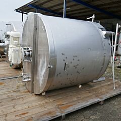 4000 liter agitator tank, Aisi 304 with anchor agitator