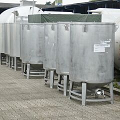 1000 Liter tank, Aisi 316