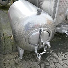 550 liter horizontal tank, Aisi 304